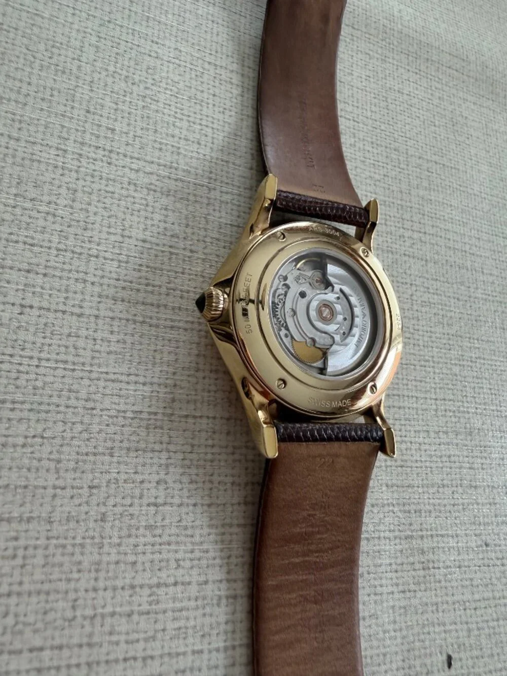 Men’s Automatic EMPORIO ARMANI Swiss Made ARS3004 - Picture 8 of 11